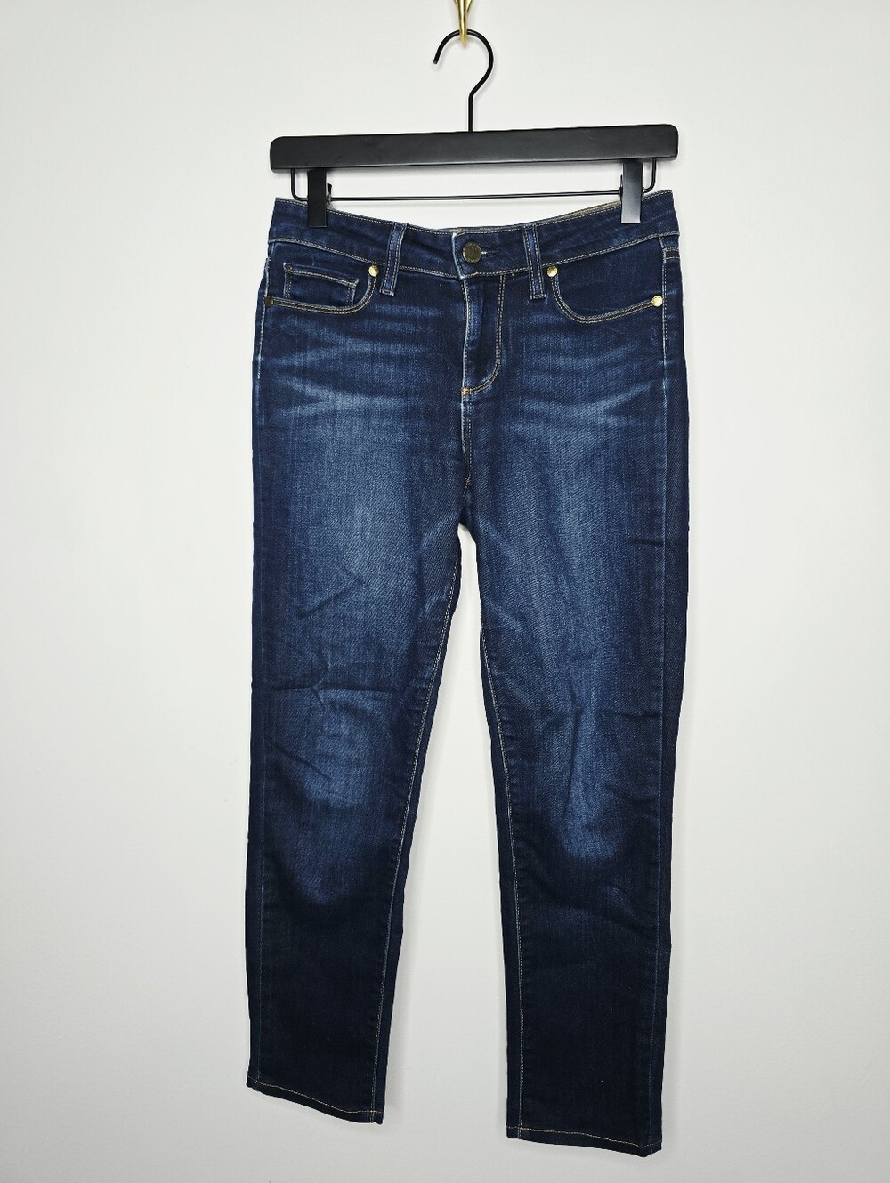Paige Premium Denim Skyline Skinny Jeans Size 27 Surface Wash FLAWS